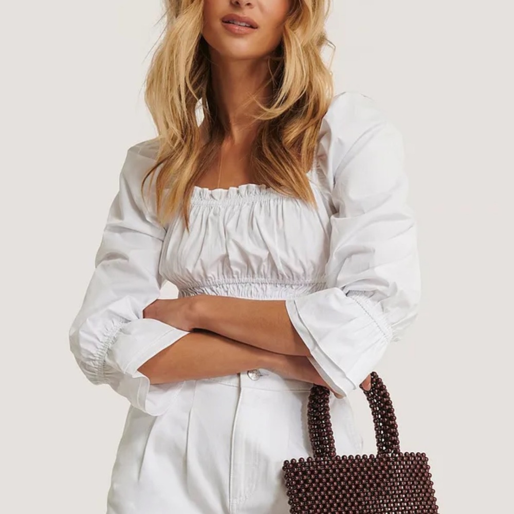 NA-KD Cropped Blouse
